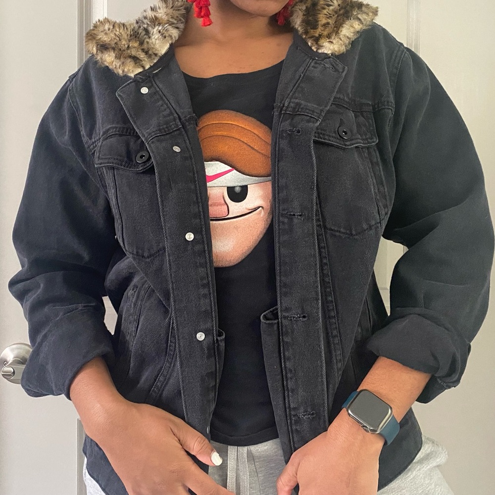 Black Jean Jacket
